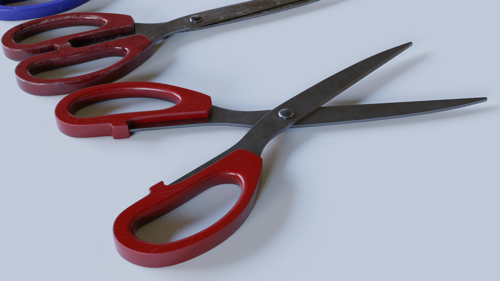 Scissors with basic rig preview image